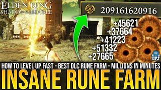 Elden Ring New Best DLC RUNE FARM - 1000000+ Every 10 Minutes - How To Level Up Fast