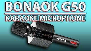 Premium Karaoke Microphone On The Go  BONAOK G50 Karaoke Microphone Review