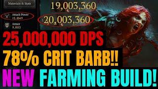 MY NEW 25000000 DPS BARBARIAN HOTA SPEED FARMING BUILD