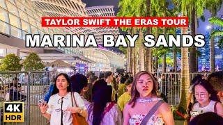 Singapore Marina Bay Sands Taylor Swift The Eras Tour Supporter Crowd 