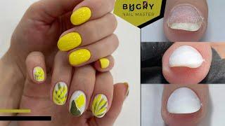 CORRECTION OF TWISTED PARALLEL  FINISHED MANICURE IN A HURRY  HURRY-UP DESIGN #TatyanaBugry