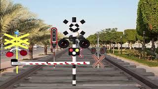 Various Railroad Crossing Animation  Many Fumikiri Signals