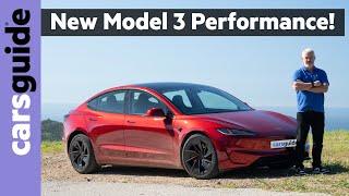 Tesla Model 3 Performance 2025 review More power new dampers and seats for updated electric car