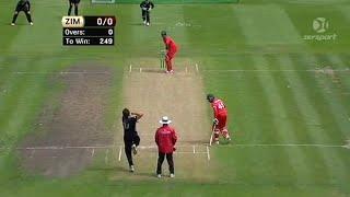 New Zealand vs Zimbabwe 1st ODI 2012 at Dunedin  Match Highlights