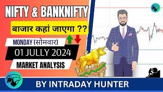 Nifty & Banknifty Analysis  Prediction For 01 JULY 2024