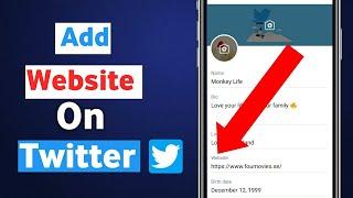 How To Add Website On Twitter Profile.
