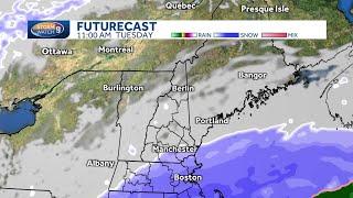 New Hampshire hourly weather Snow for southern areas Tuesday