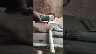 how to cut a round pipe.#diy #youtube #shorts