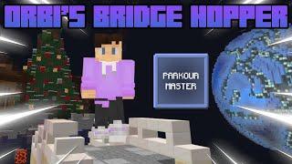 Completing Orbis Bridge Hopper on Galaxite Unlocking Parkour Master Title - Minecraft Bedrock