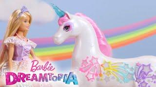 @Barbie  Barbie Dreamtopia Dolls Reveal the Brush ‘n Sparkle Unicorn