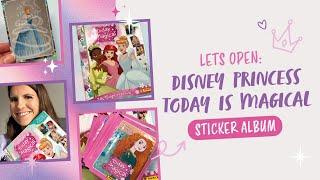 Let’s Open Disney Princess Today Is Magical Panini Sticker Album over 40 packs Violet Hollow