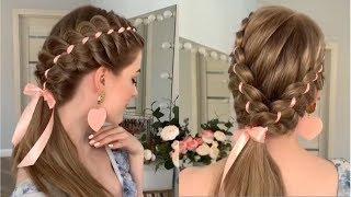 How to Braid Your Hair with a Ribbon