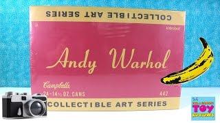 Andy Warhol Collectible Art Series Soup Cans Full Case Opening  PSToyReviews