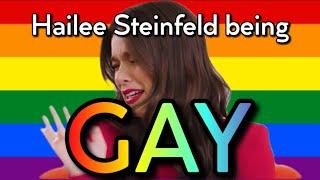 Hailee Steinfeld being gay for nearly a minute and a half unstraight