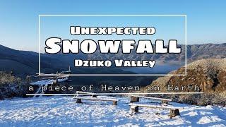 Unexpected Snow in Dzuko Valley