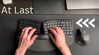 The best keyboard for ergonomics Microsoft Sculpt