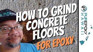 How to grid concrete floors for epoxy