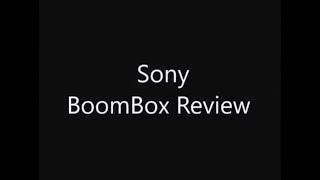 Sony BoomBox Review