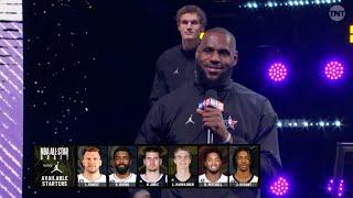 Team LeBron vs. Team Giannis  2023 NBA All-Star Draft Starters FULL