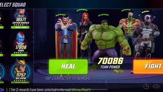 Marvel Strike Force Ultimas raid V starting now BLITZ And much much more 827 PART 2