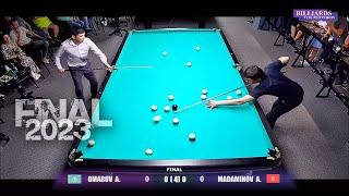 Мадаминов KGZ - Омаров KAZ. Финал Кубок ARMADA. 2023. Бильярд комбинир. пирамида. Billiards.