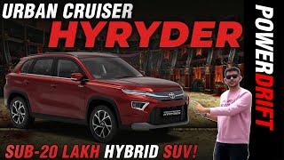 Toyota Urban Cruiser Hyryder  Creta Rival Gets Hybrid Tech AWD And More  PowerDrift