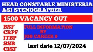 latest govt job in 2024crpf bsf HCM VACANCY outjob career 9