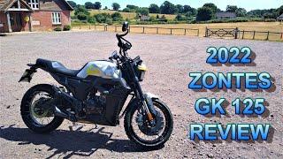  2022 ZONTES GK 125 REVIEW  ZT 125 GK  