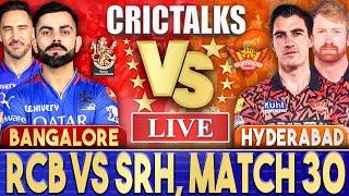 Live RCB Vs SRH Match 30 Bengaluru  IPL Live Scores & Commentary  IPL 2024  3 Overs