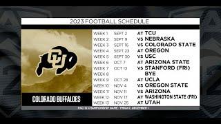 Colorados 2023 football schedule Previewing the Buffaloes’ season