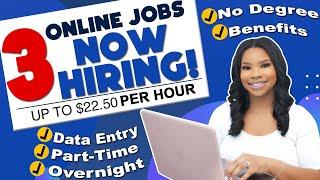 3 Legitimate Online Jobs Hiring Now Data Entry Part-Time and Night Shift Positions