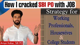 Target SBI PO - Daily 5-HOUR Study Plan for College Students  Working Professionals  Housewives