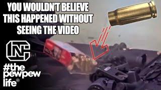 Wow Bullets Go Off Inside Ammo Box After Ejecting Shell Casing Strikes It