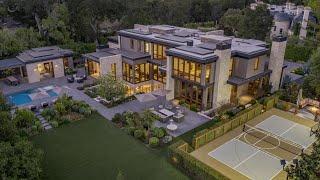 This $33950000 WORLD CLASS MANSION is the best modern estate in Atherton California