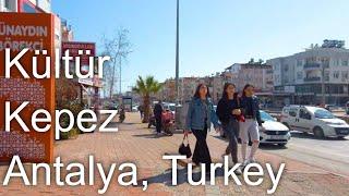 Walking in Antalya Kültür neighbourhood in Kepez 2022