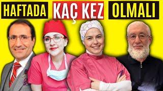 CİNSEL İLİŞKİ HAFTADA KAÇ GÜN OLMALI 4 UZMAN  4 CEVAP @dr.ayseduman @DrFerhatAslan @AskEllibesKaya