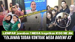 JAWABAN HARU GIA TAK BISA TEMU MEGA Mega jawab Try Out Kovo & Red Sparks • Wartawan di buat bingung