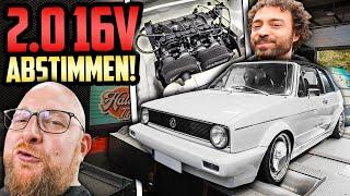 PROJEKT aus der COMMUNITY abstimmen - Golf 1 Cabrio 2.0 16V Einspritzer - SAUGER LEISTUNGSSUCHE