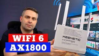 WIFI 6 İLE KUSURSUZ İNTERNET KEYFİ  KEENETIC HOPPER AX1800 USB 3.0 ROUTER