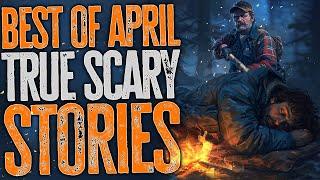 15 Hours of True Horror Stories  Best of April Compilation  Black Screen  Ambient Rain Sounds