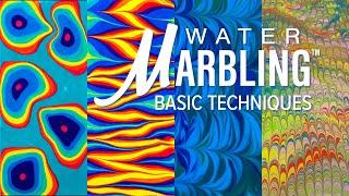 Learn how to use these Water Marbling™ Techniques  DecoArt®
