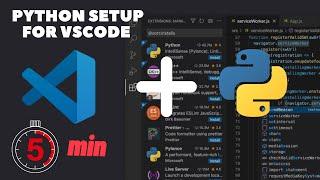 How to setup Python for VSCode in 2023 in 5mins  Install Python and Setup VSCode for Windows 10