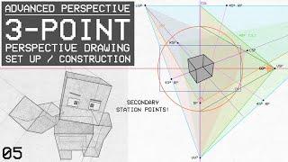 Three Point Perspective Set Up  Tilting The Camera - Advanced Perspective 05