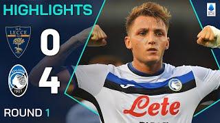 LECCE-ATALANTA 0-4  HIGHLIGHTS  New signings on target for Atalanta  Serie A 202425