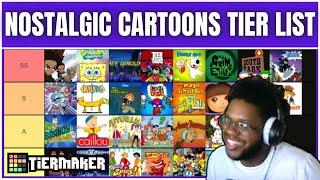 MY NOSTALGIC CARTOONS TIER LIST