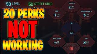 All 20 Perks That Dont Work In Cyberpunk 2077 After Patch 1.2 Mostly Capstone & Evasion Perks