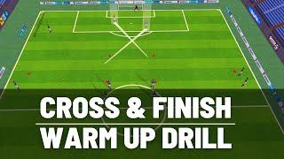 Crossing & Finishing Drill  U13 U14 U15  FootballSoccer  2021