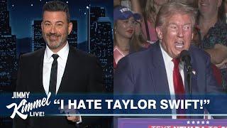 Trumps Taylor Swift Tantrum UNFAIR Emmys RIGGED Against Jimmy & Guillermo Drinks with Emmy Winners