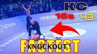 Shahzaib rind fight Knockout las vegas kc 43