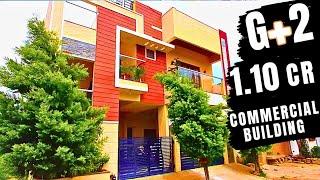Most Affordable Commercial Property for sale in Bangalore G+2@1.10Cr◇Rental income◇Prithvi Nivasi